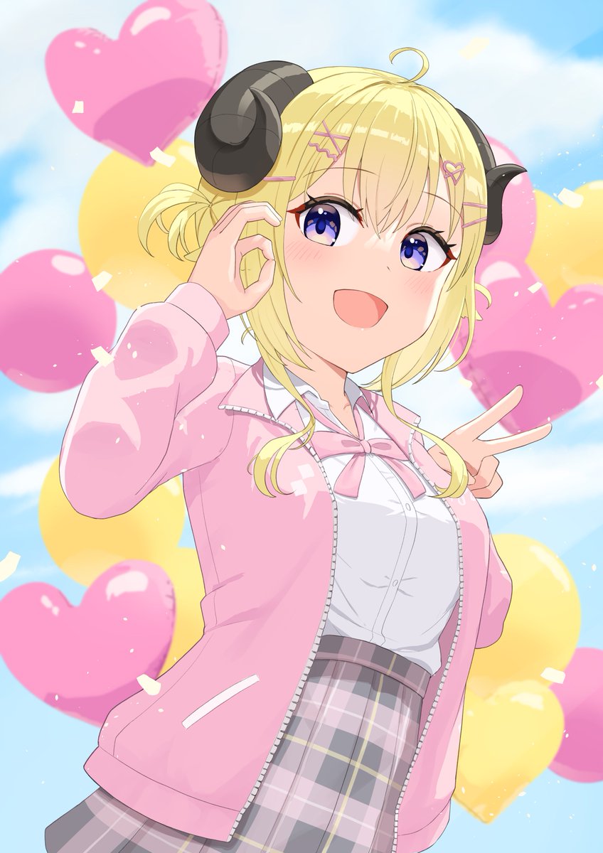 🎉わためぇ6周年おめでとおおお！🐏🎉

#つのまきあーと
#角巻わため6周年