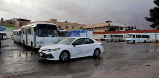 تشغيل المجمع الغربي الجديد للحافلات في المفرق 