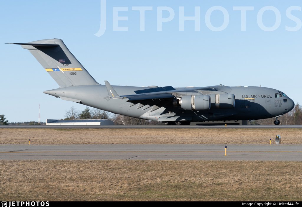 Flightwatcher1's tweet photo. #USAF C-17A Globemaster III
Código de llamada: REACH181
Matrícula: 01-0193
Hex: #ae10bc
Desde Charleston AFB🇺🇸 hasta Ceiba🇵🇷
#PuertoRico #SOUTHCOM #southernspear https://t.co/FTSBEOH8wR