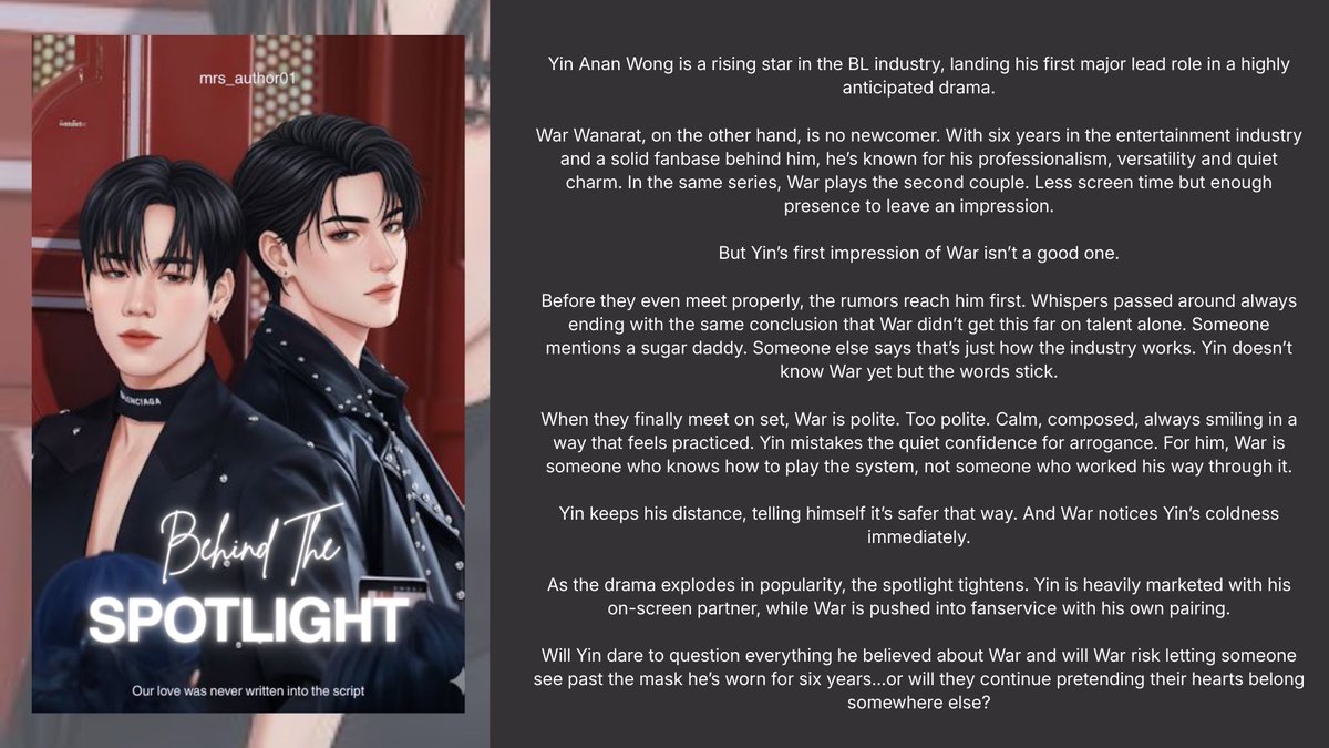 mrs_author01's tweet image. 📍Behind The Spotlight