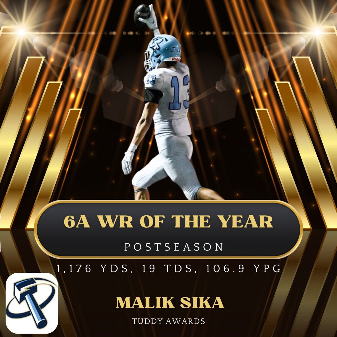 SlingintheP's tweet image. 6A WR of the Year 🏆

@Malik_Sika