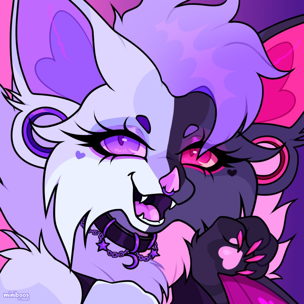 _miniboos's tweet photo. Bat baddie 🫶🏻 for a trade ♡♡ Her colors were so fun to work with https://t.co/OrmTv5FoSQ