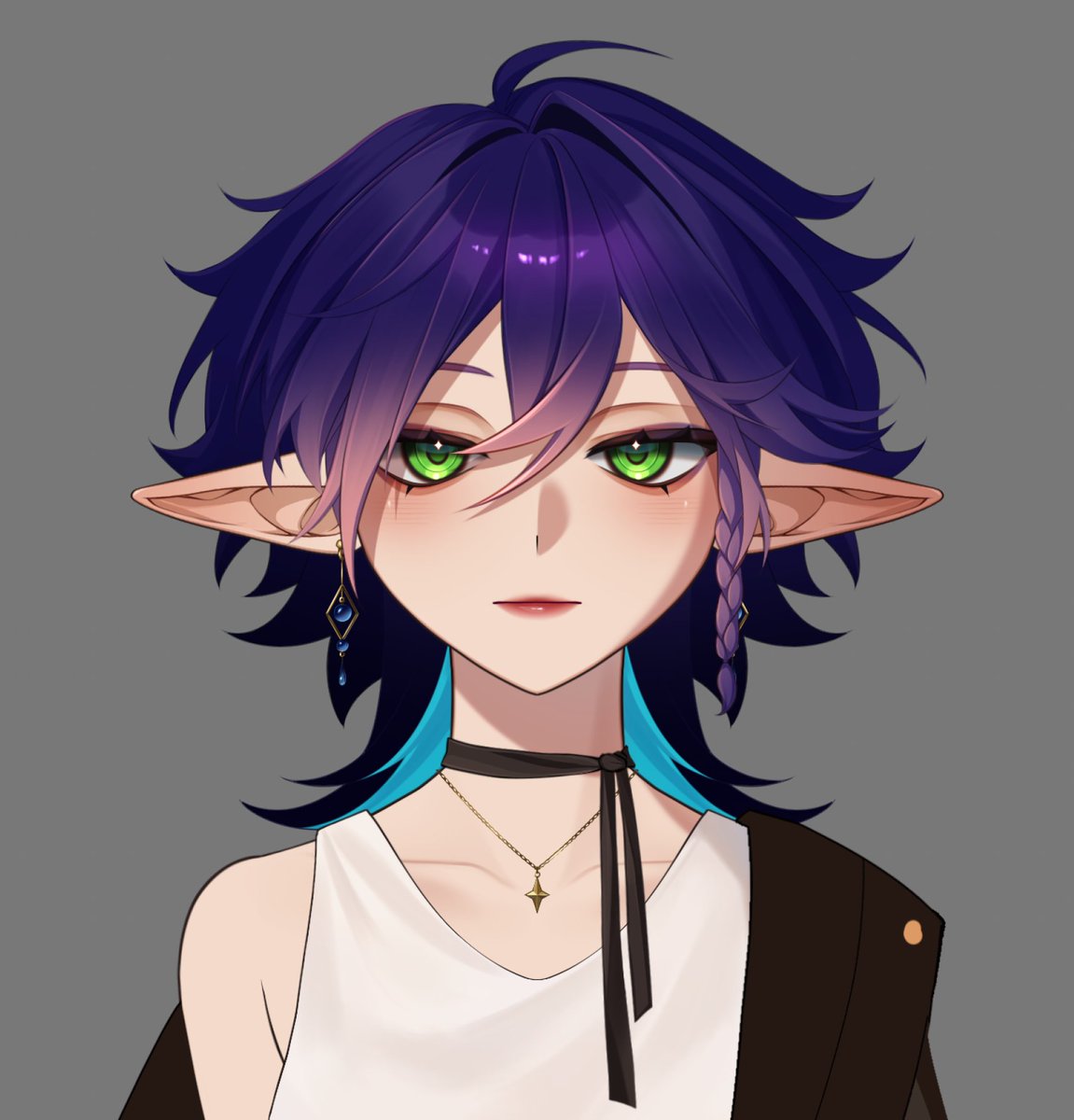 Minty 🍄🌌 | L2D art + rig tweet media