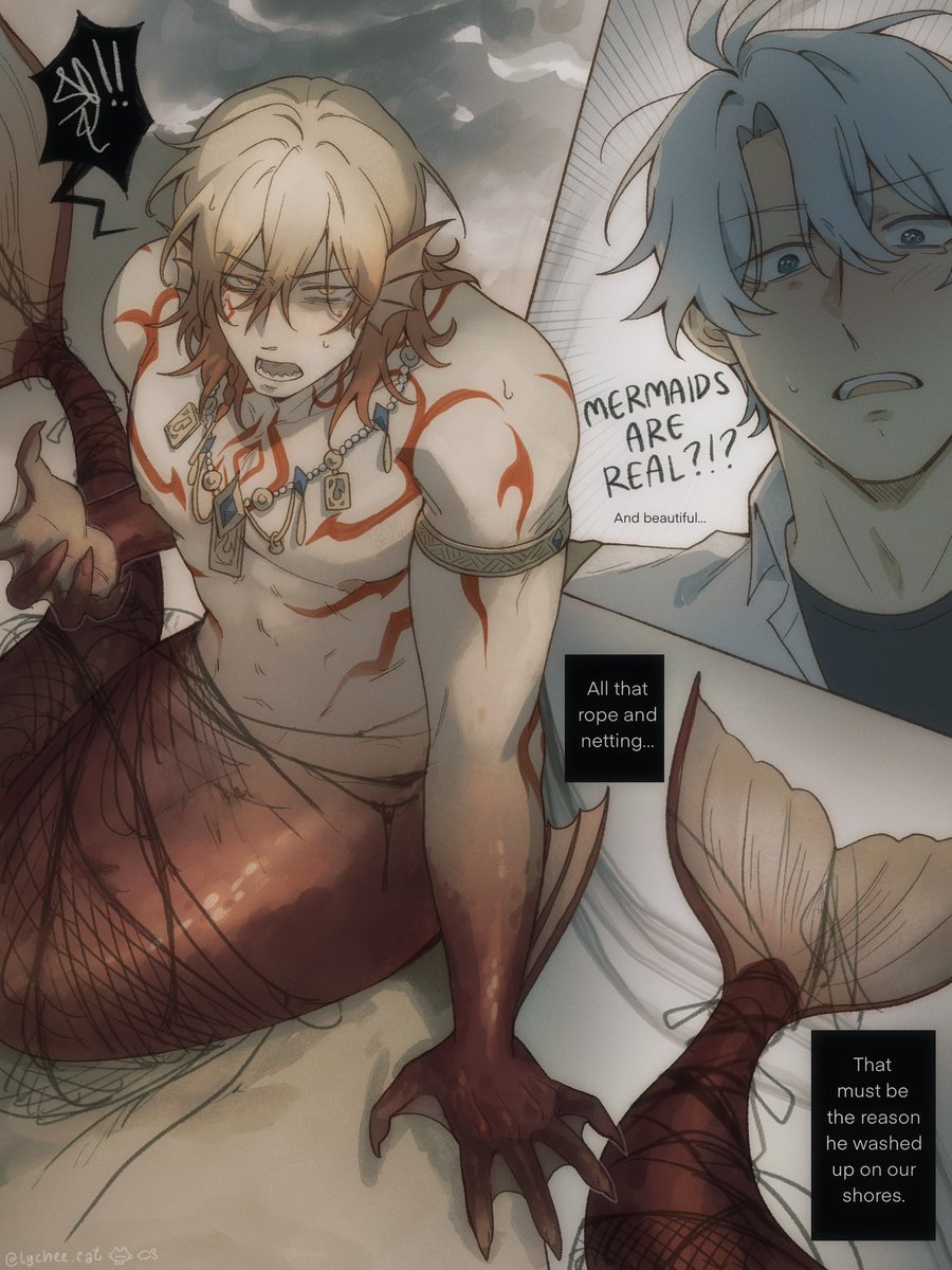 lycheelinecat's tweet image. First Encounter (1/?)

#phaidei #Phainon #Mydei