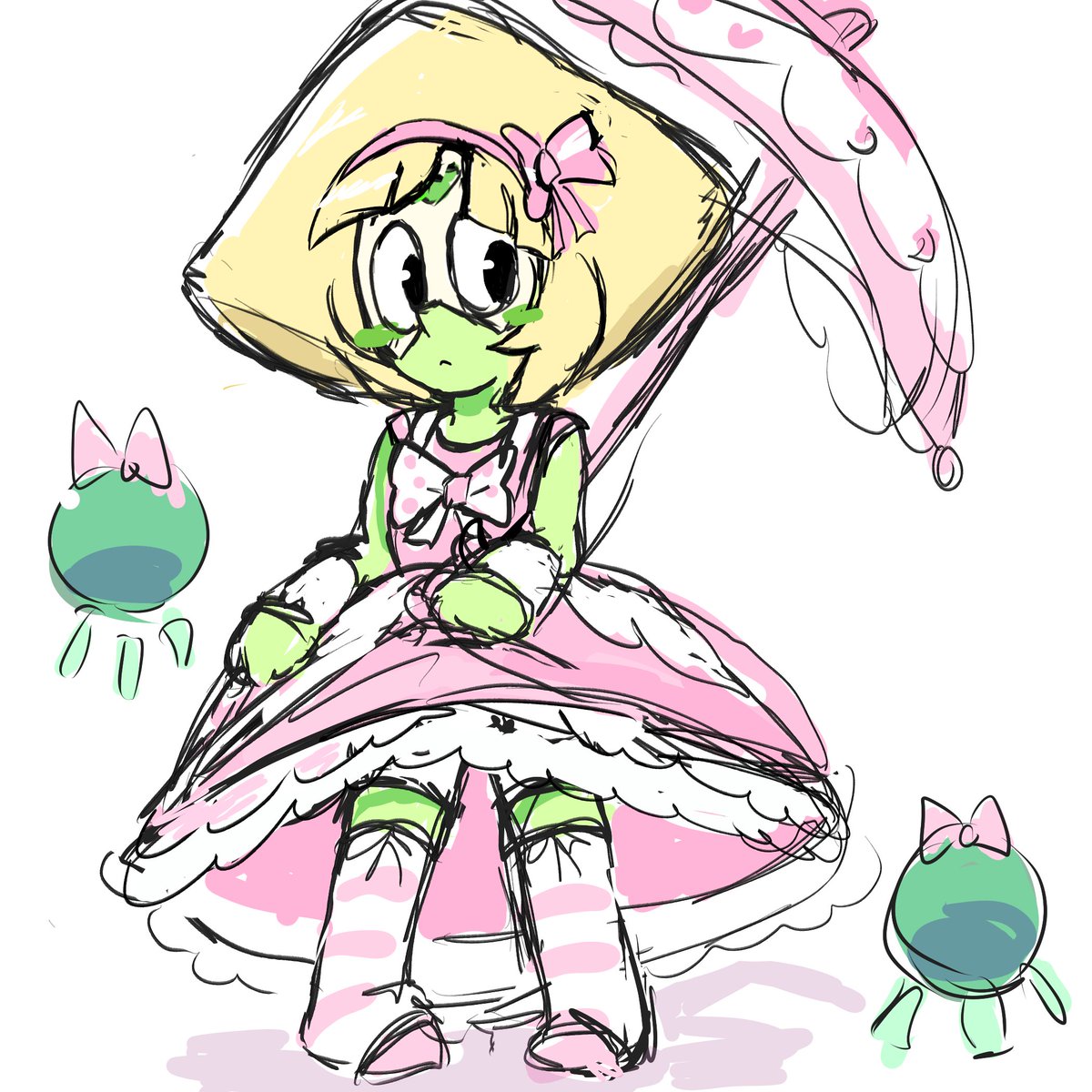 puritanboywife's tweet image. peridot would dress in lolita mayhaps