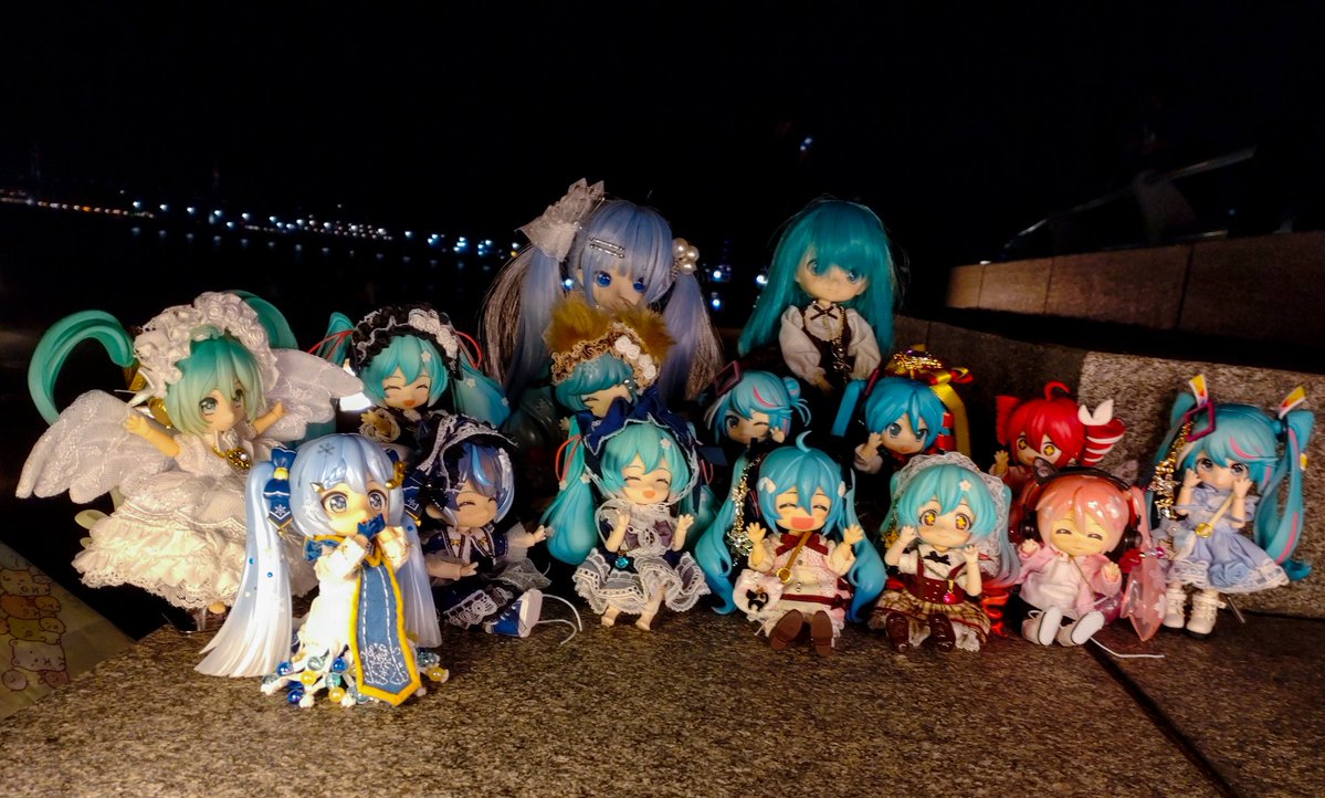 深夜の初音ミク撮影60分一本勝負 【12/28のお題 ふりかえる】 #深夜の