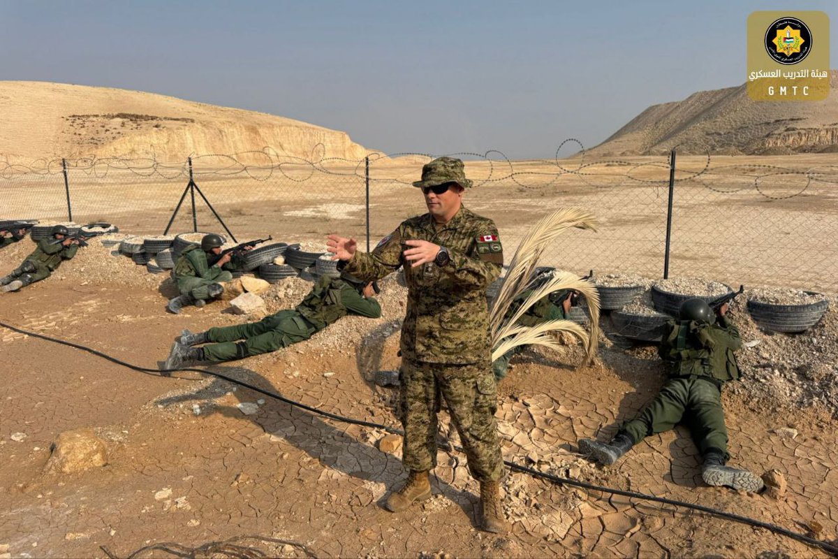 MOSSADil's tweet photo. 🚨 ALARMING: The Palestinian Authority’s General Military Training Commission (GTMC) in Jericho just released photos from a recent training session that included international delegations.
(source: @DocumentIsrael)
One image clearly shows a Canadian soldier taking part in the training of PA forces.

So here’s the question that matters:
Who exactly are these forces being trained to fight?
Because this is not counterterrorism against Hamas.
This is a PA military unit.
And Canada appears to be helping train them.

That should concern anyone paying attention.

Stay connected, follow @MOSSADil