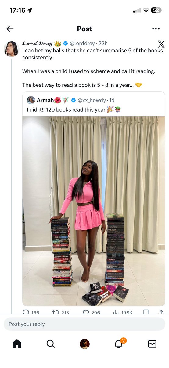 Optimus_Dracula's tweet image. If it’s not clout, their brain can’t comprehend simple things…..

@avrilamaka sent this one into state of pandemonium 😂😂😂😂