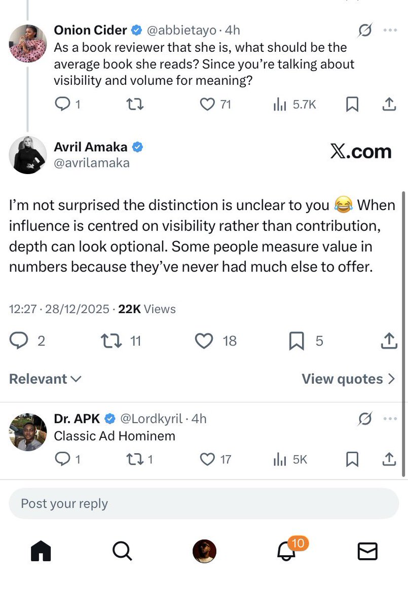 Optimus_Dracula's tweet image. If it’s not clout, their brain can’t comprehend simple things…..

@avrilamaka sent this one into state of pandemonium 😂😂😂😂
