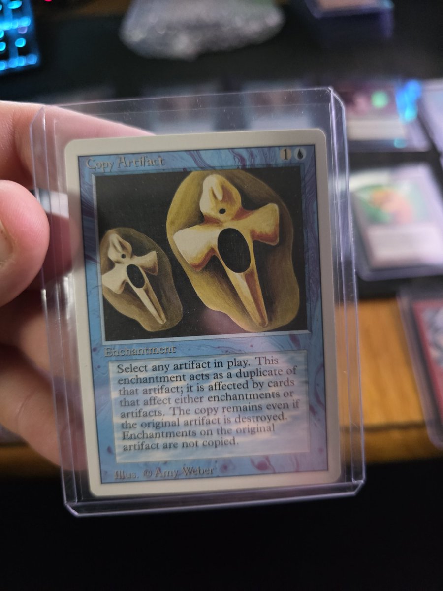 werdism's tweet image. More vintage MTG! #copyartifact #fork #urzas #collecting #mtgcollecting #vintage #pokemon #cardcollecting #collection