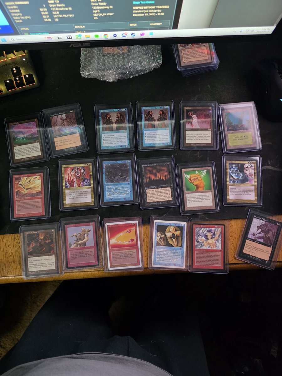 werdism's tweet image. More vintage MTG! #copyartifact #fork #urzas #collecting #mtgcollecting #vintage #pokemon #cardcollecting #collection