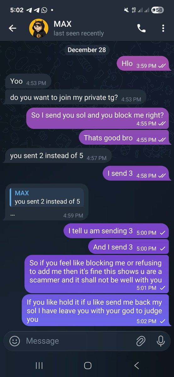 cryptoguru58142's tweet photo. @Maxcaller_01 Fuck u scammer https://t.co/E5CHa2oXc1