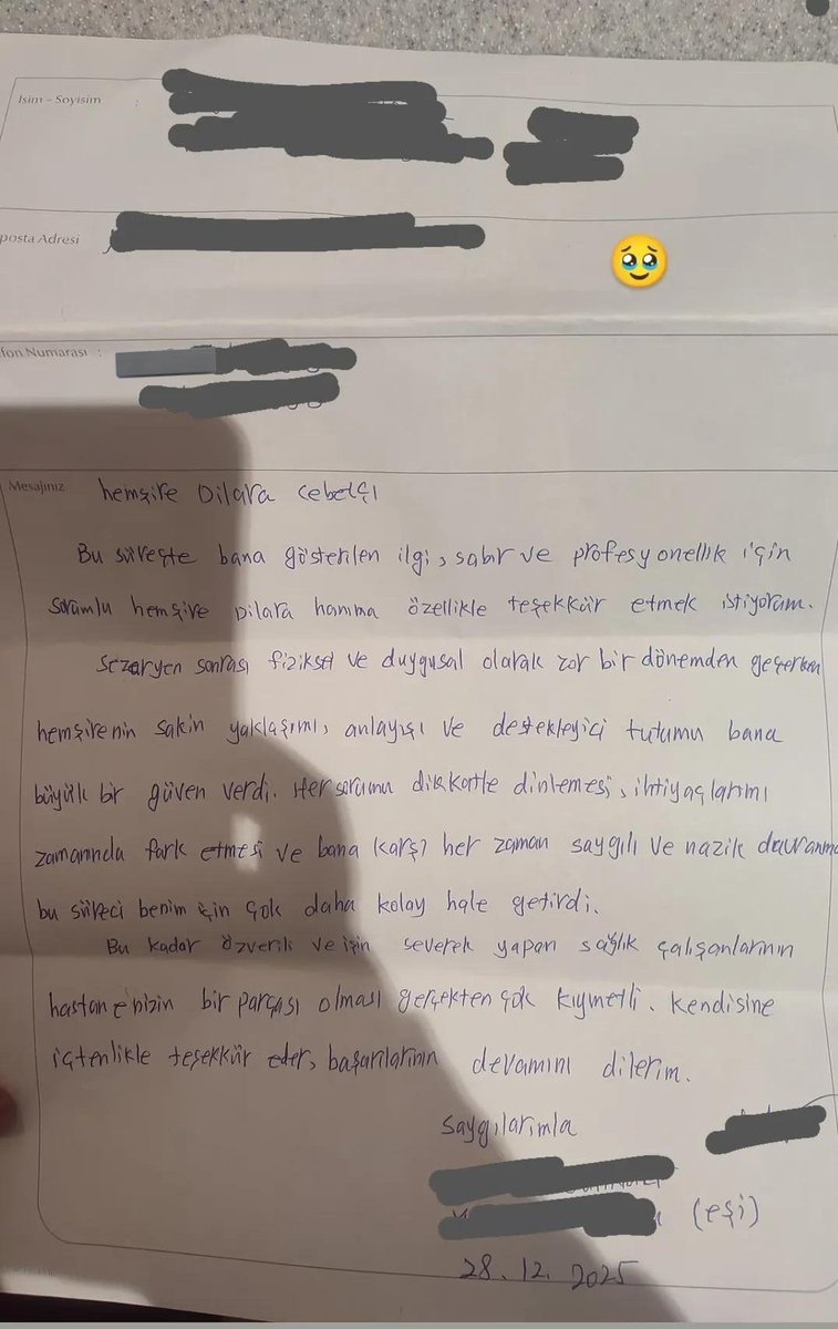Ben hayatımın en güzel mektubunu aldım. 🫠