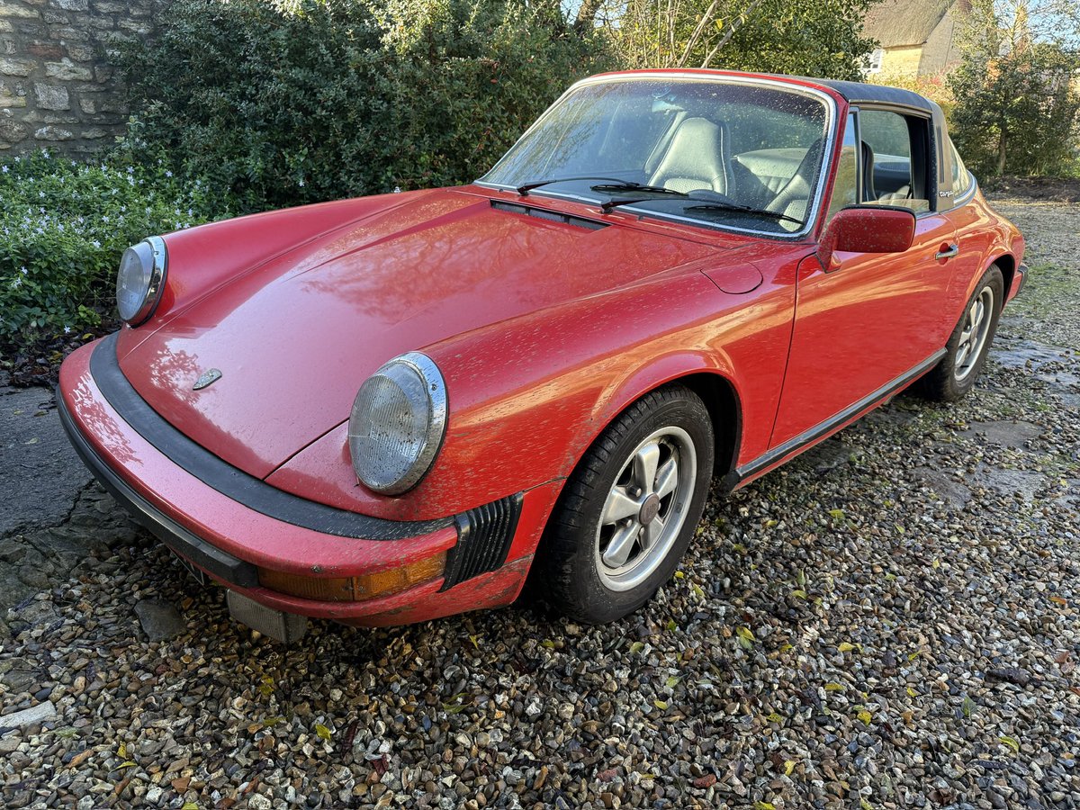 From a London deceased estate and consigned for our 26th March classic car auction.
Porsche 911S Targa, imported from California a few years ago.
Not a show pony but one to be driven and enjoyed.
Further entries invited, email cars@charterhouse-auction.com