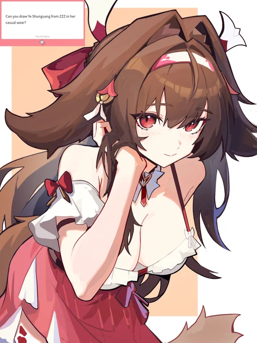 Ye Shunguang from ZZZ is really cute, I just had to draw her!! Let me know what you think!! Alt you know where