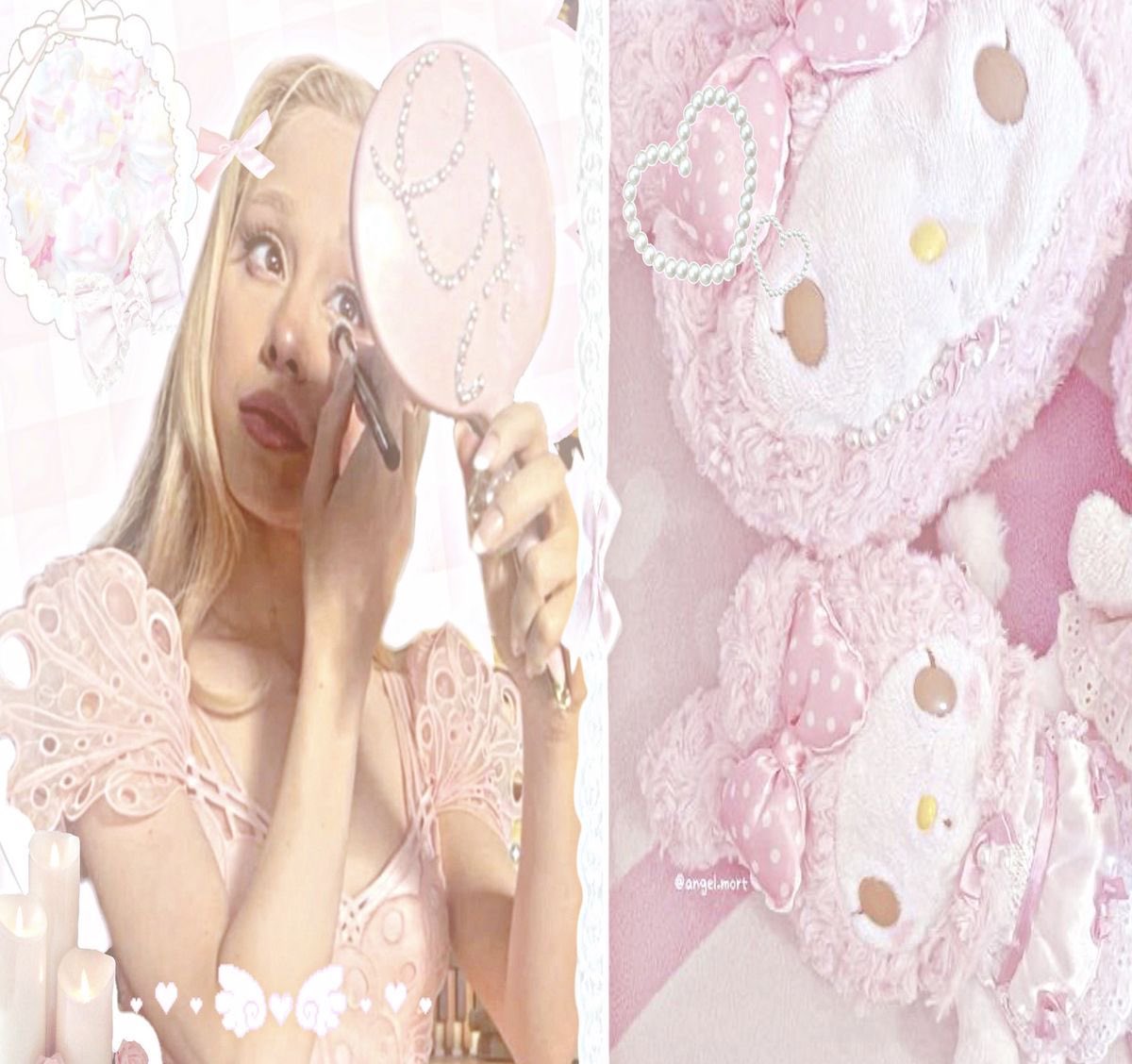 fluttersof's tweet image. my two dolly baby bunny blondies 🫧🐾 ૮ ․ ․ ྀིა