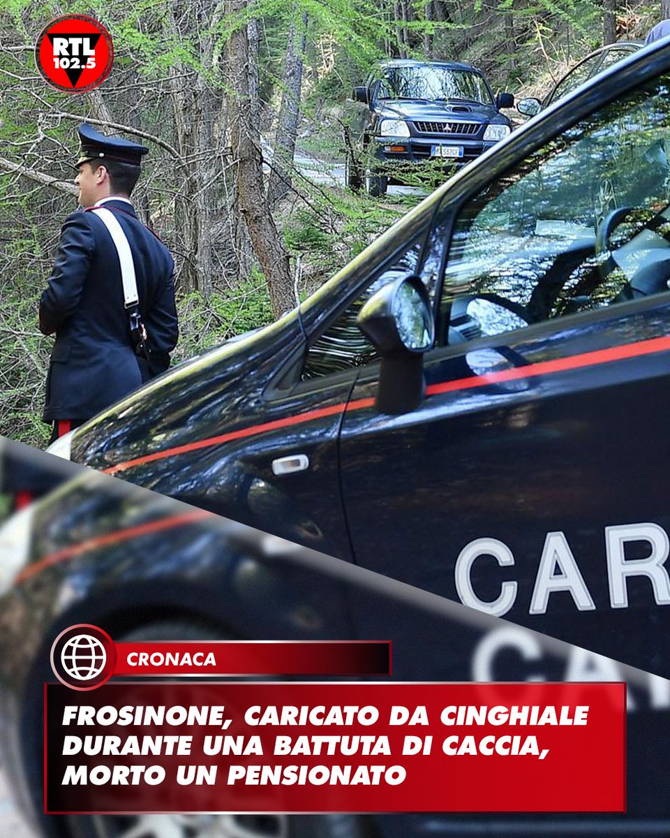 rtl1025's tweet photo. ⚫ Un settantenne è morto durante una battuta di #caccia, caricato da un #cinghiale. E' accaduto nelle campagne di #Vallemaio, nel Frusinate. L'uomo, ex operaio e falegname ormai in pensione, quando è avvenuta la tragedia si trovava con altri amici lungo la strada provinciale che collega il paese a Sant'Andrea, in località Colle Cedro. L'aggressione, riportano i media locali, sarebbe avvenuta improvvisamente ed è stata particolarmente violenta. Rimasto gravemente ferito, il settantenne, dopo l'immediato arrivo del 118, è stato trasferito in ospedale dove è morto probabilmente a causa di una grave emorragia. Sul posto i carabinieri di Pontecorvo impegnati nel ricostruire la dinamica dell'incidente.

📸 ANSA/ALESSANDRO DI MARCO
