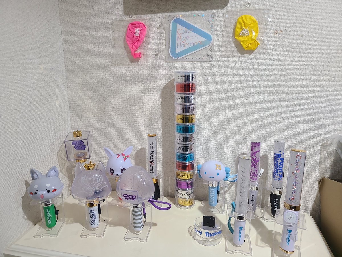 ホロライブ箱推し部屋です！今年たくさんライブがあったのでその戦利品