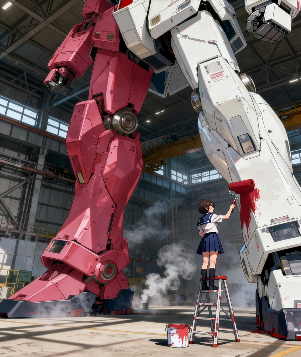 munou_ac's tweet image. メカ娘。

赤くしたら速くなると思ってるんだ。
あの変なマスクの人。