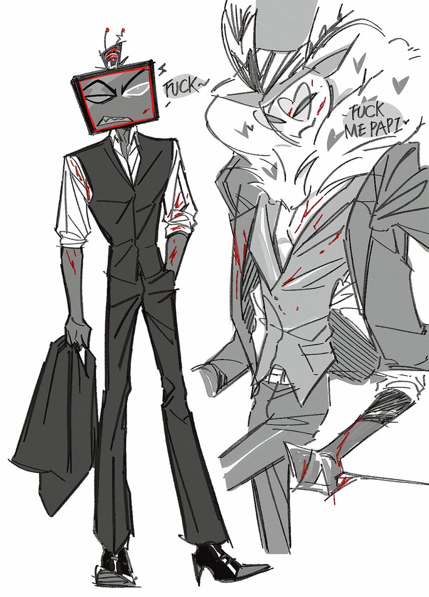 l98083's tweet image. IDK...?
#HazbinHotelVox 
#VoxVal #StaticMoth