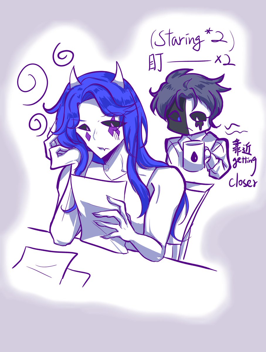 Qlvugrrxffg2y8c's tweet photo. Another doodles!!
“if..."
👀👉 No CP/無cp向 純日常互動捏造
Hopes u like it~~
另外一個小漫畫！！
希望你們喜歡✨
#thefreakcircus #tfc #thefreakcircusjester #thefreakcircustickettaker #tfcjester #tfctickettaker #tfctt #tickettaker #tt #jester #tfcfanart #fanart #digitalart #drawing https://t.co/uGXpAENQoB