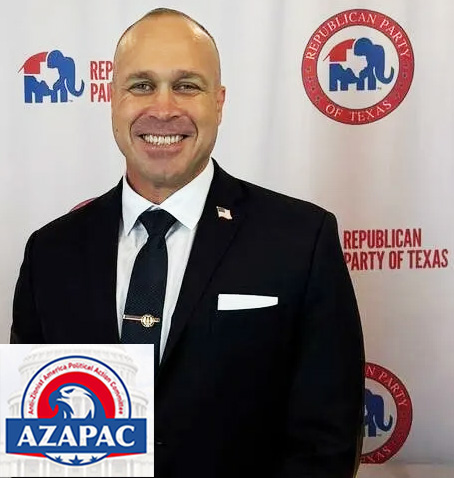 AntiZioAmPAC's tweet image. #AZAPAC is proud to endorse and support Mark Newgent (@mark_newgent ), who's running to represent Texas's 3rd Congressional District--to replace the zionist shill Keith Self. Self's biggest donor is AIPAC. 

Mark is a retired U.S. Army Captain &amp;amp; an America-only patriot who told…