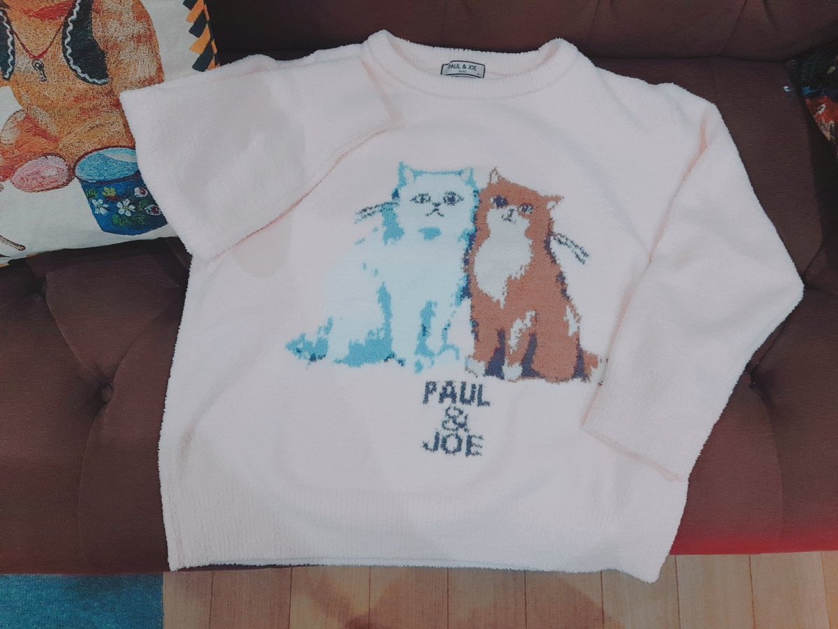 クリスマスプレゼントで Paul & JOEのルームウェアを 頂きました🎁 猫