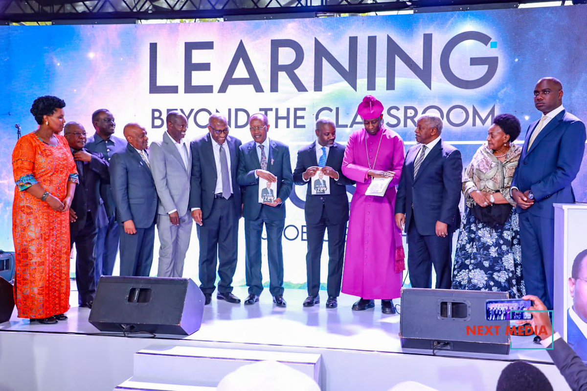 nbstv's tweet image. PHOTOS: The Deputy Speaker of Parliament, Rt. Hon. @Thomas_Tayebwa, representing H. E. @KagutaMuseveni, officially launched Dr. Amos Nzeyi’s book, 'Learning Beyond the Classroom'.

#NBSUpdates