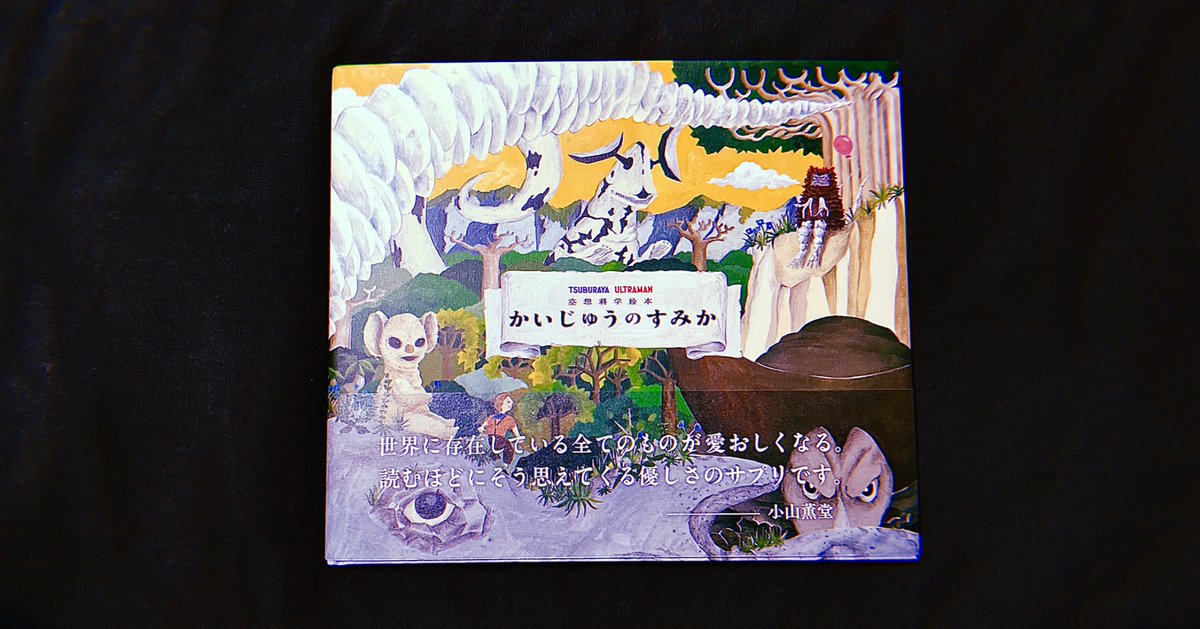 「空想科学絵本 かいじゅうのすみか」あるの知らなかった。
かいじゅうパレットもたのしいし絵本もかわいい。かいじゅうはいいぞ