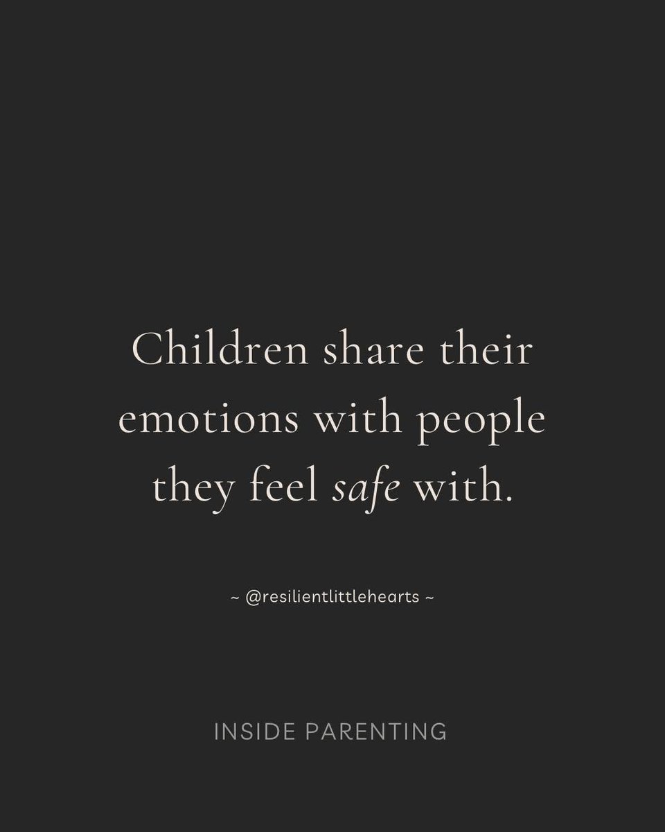 gerrydiamond71's tweet image. This is at the heart of co-regulation.

Regulation will only happen in safe relationships &amp;amp; emotionally safe spaces. 🧠🌱