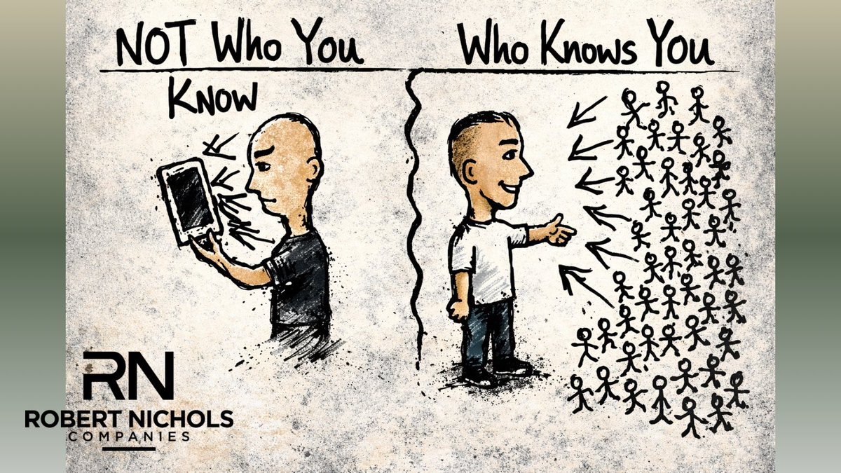 It’s NOT who you know, It’s who knows you! In 2026 stop watching and start working. Change your network to change your life! #success #winnning #newyou