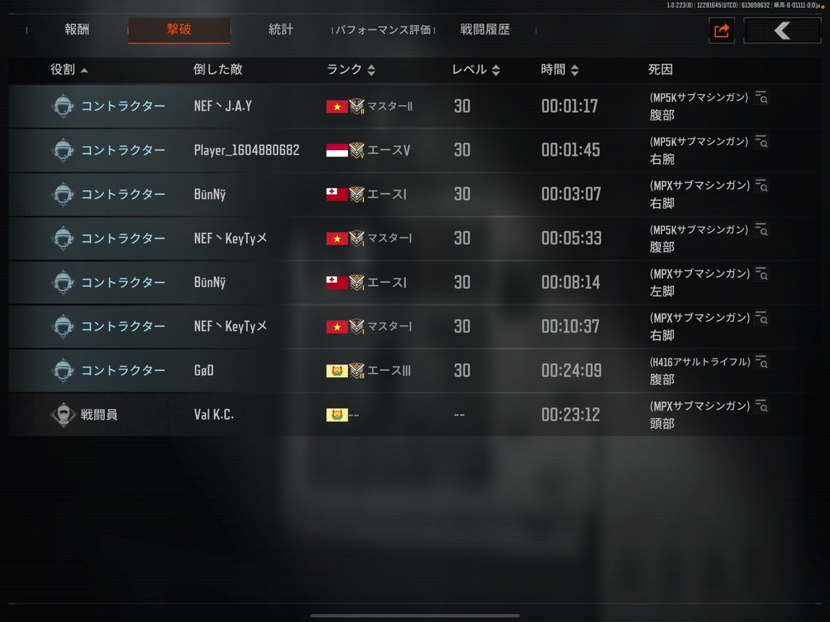 T7無しMP5Kで無双