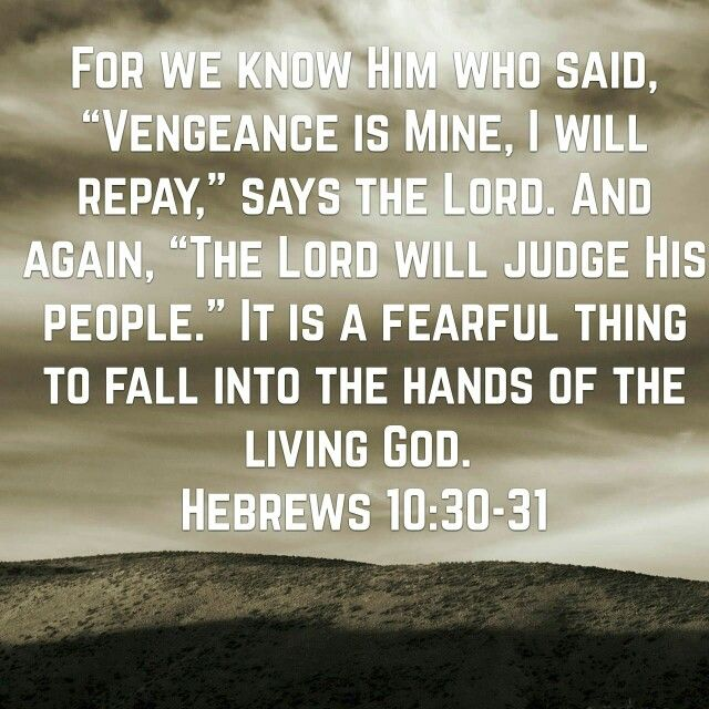 Do you live like you are in the hands of a living God? Let go of the fear and trust God!