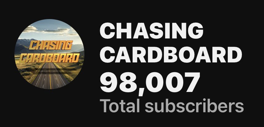 CHASING CARDBOARD tweet media