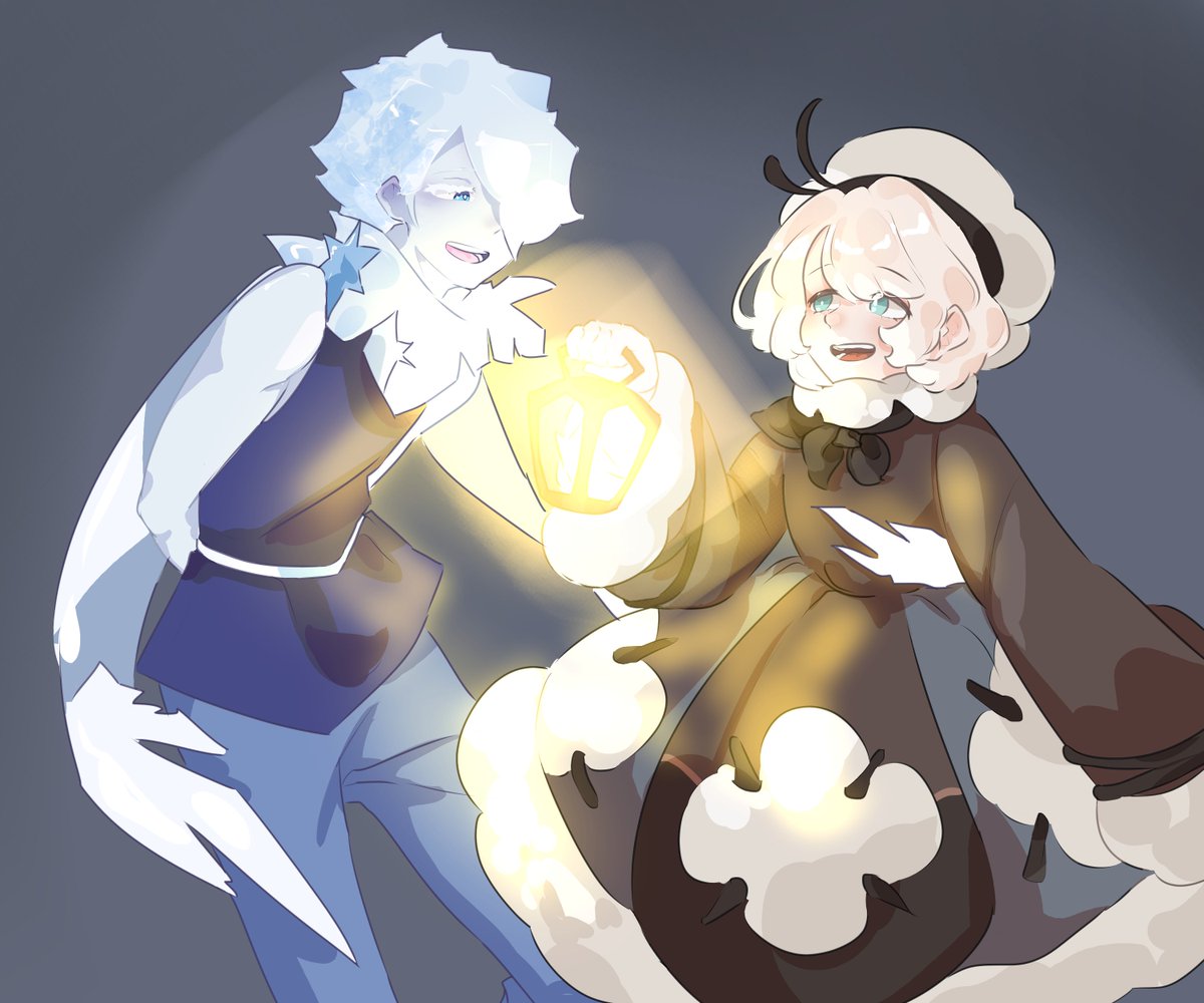 쿠키런: 소르베맛 쿠키X목화맛 쿠키
.
#쿠키런 #cookierun #그림