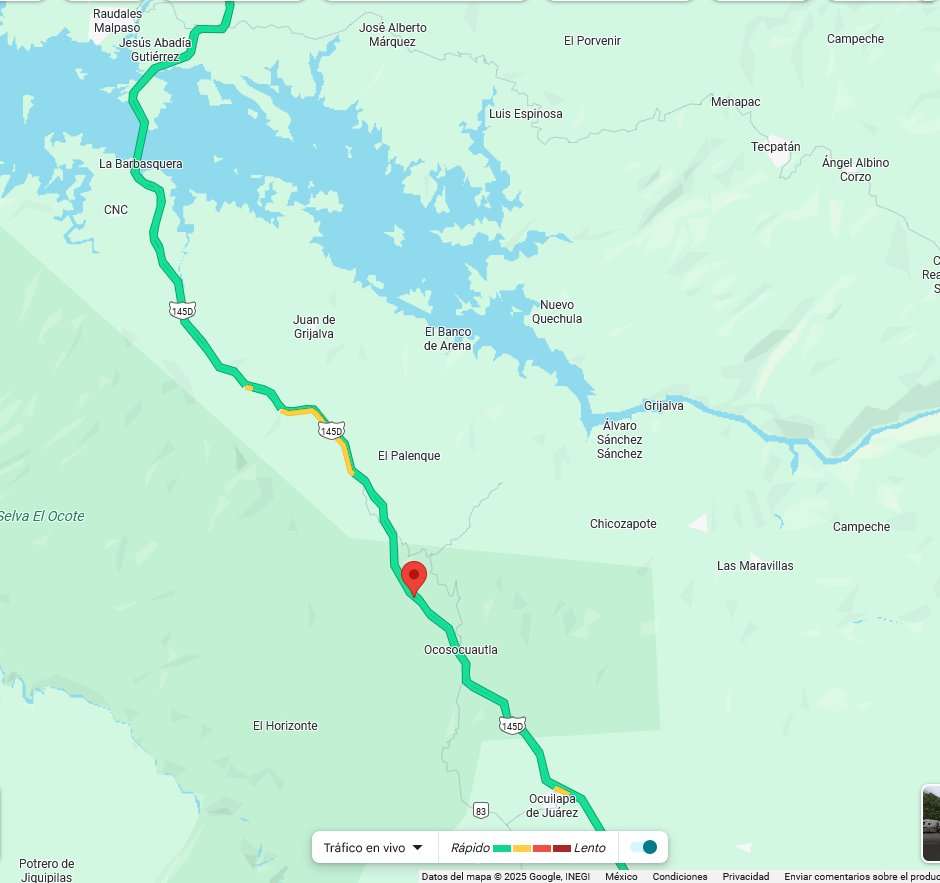 MNARCEA03's tweet photo. BUEN DIA @CAPUFE @GN_Carreteras 
¿SABRÁN SI HAY ALGUN INCIDENTE DE LAS CHOAPAS HACIA TUXTLA GTZ ANTES DE LLEGAR A OCOSOCUAUTLA? https://t.co/edJjYwZZqK