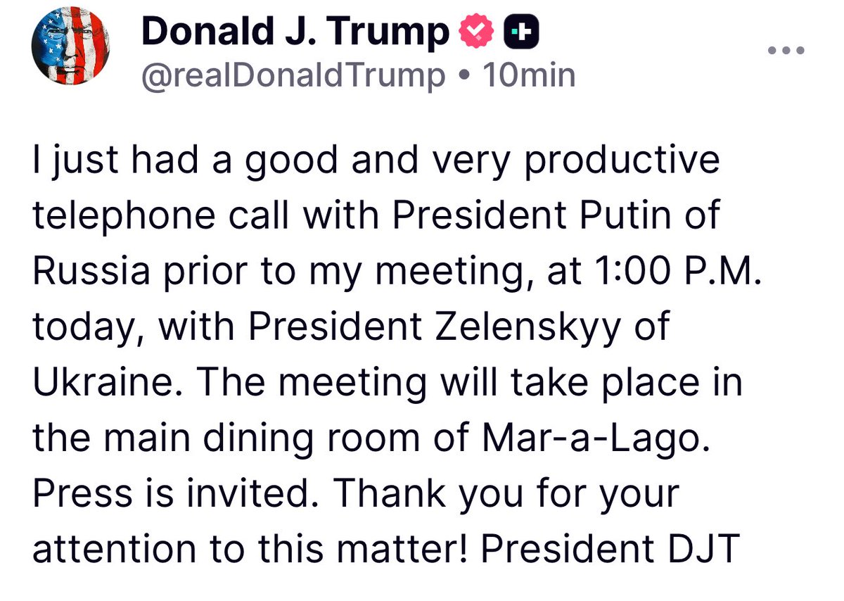 myabradshaw78's tweet image. President Donald Trump just finished a phone call with Putin before his meeting with Zelensky. I hope President Trump will ask Zelensky about The Anti Corruption Agency being denied access to Parliament and what’s being hidden.