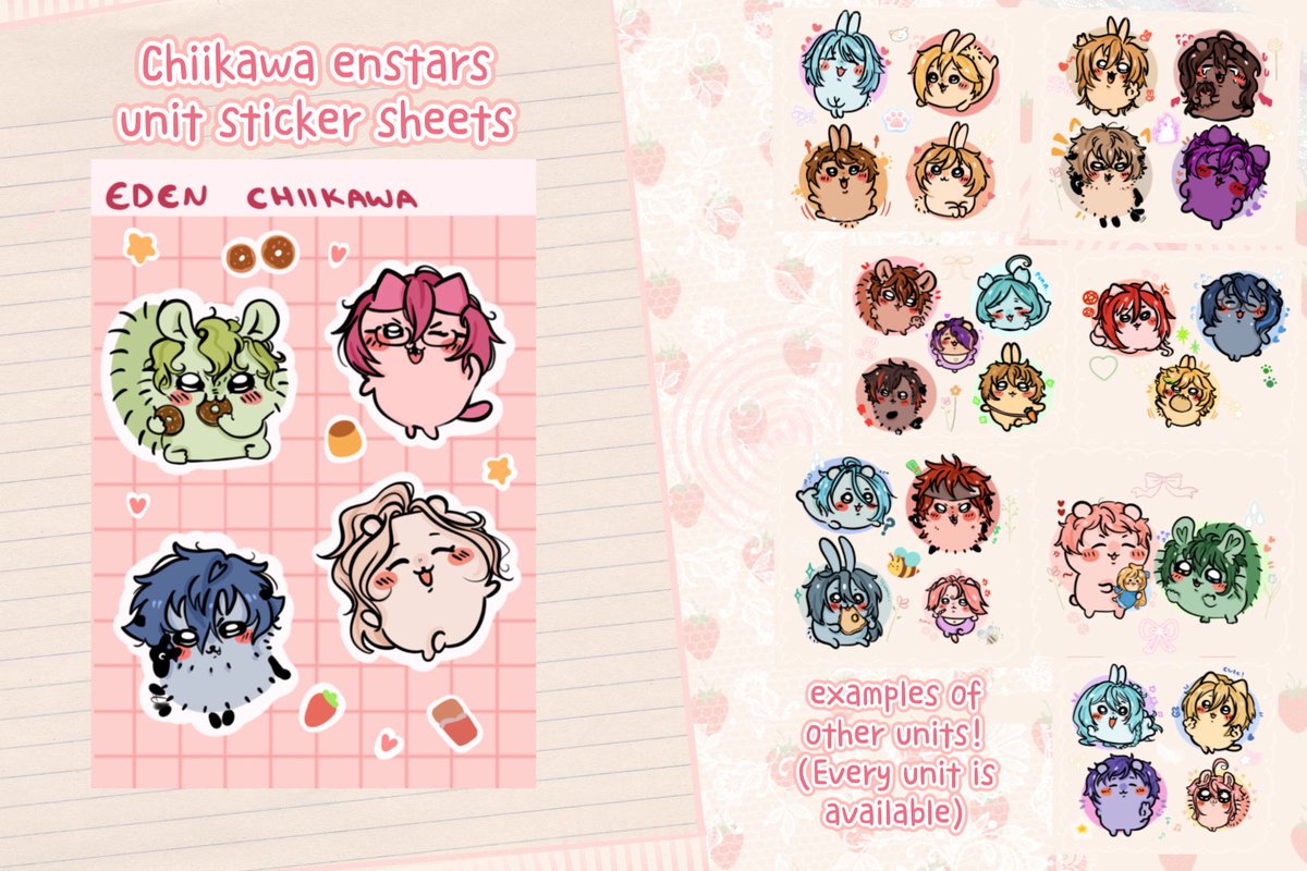junisenas's tweet photo. I am.. very shy abt posting this but!!
hai hai! Im an illustrator who is aspiring to become a merch maker via online sales! 
I would seriously appreciate shares on this, it’s my dream to make my art more than just doodles on a screen 🥹🤍
#artist #portfolio #enstarstwt #yume https://t.co/AOyV3a7M6a