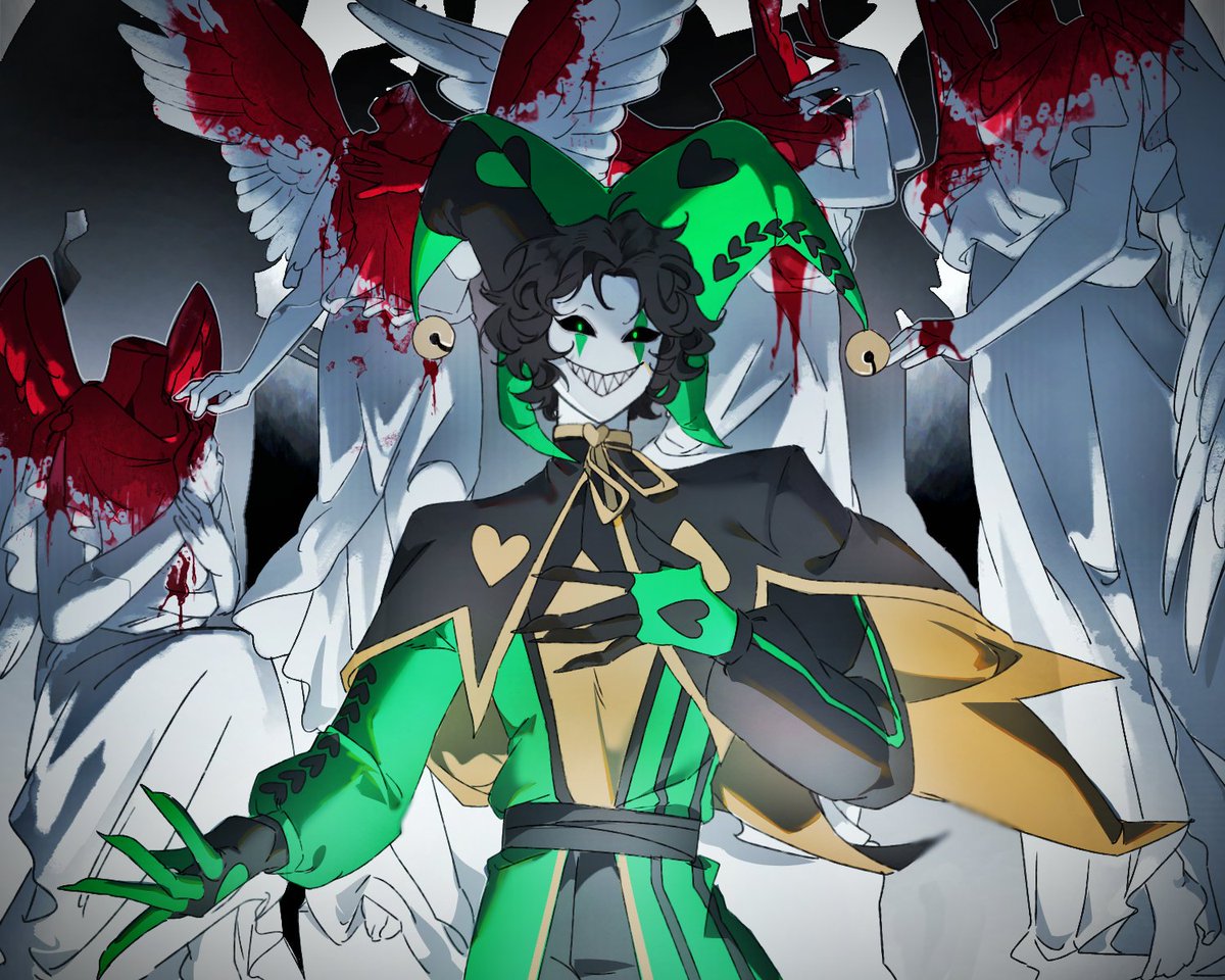 niwaniwaniwa86's tweet photo. 💚🩸🪽
#Harlequin #thefreakcircus https://t.co/PJ5YK7lTO3