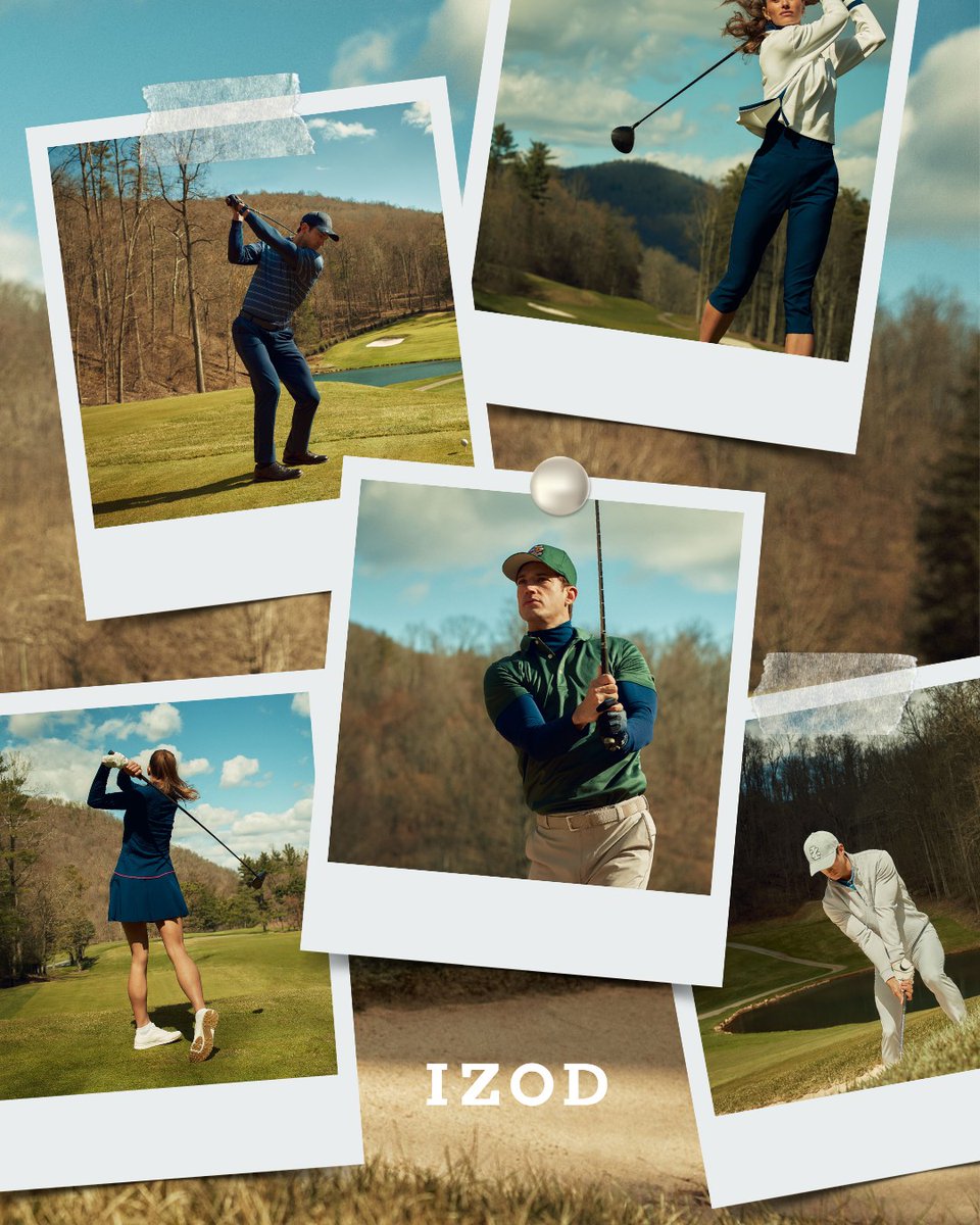 IZOD's tweet image. A snapshot of your next course uniforms ⛳ shop now on izod.com!