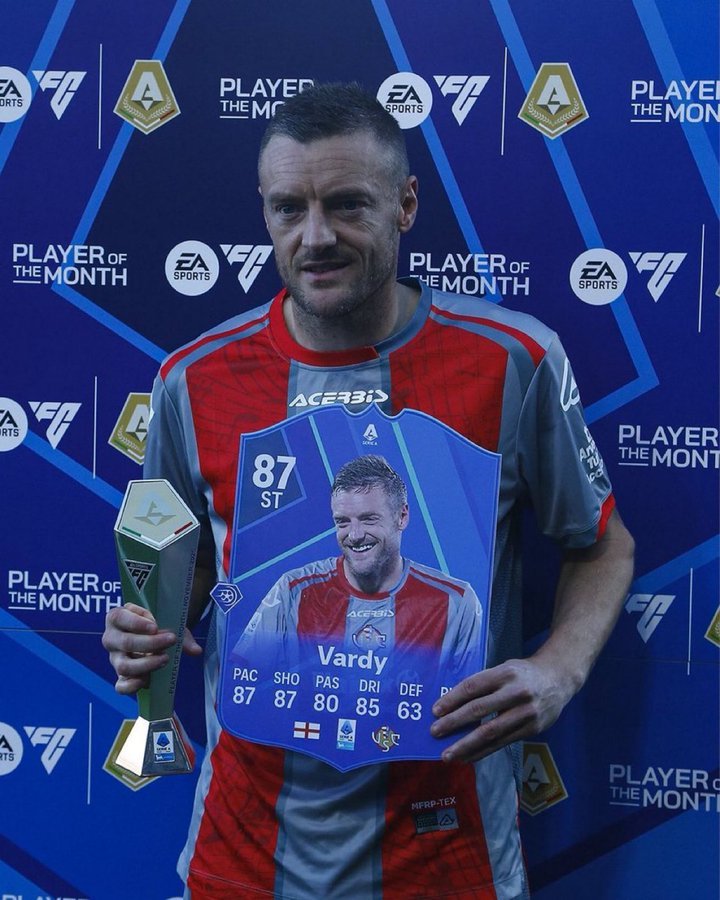 الاسطورة فاردي لاعب الشهر بالكالتشيو!♥️👑