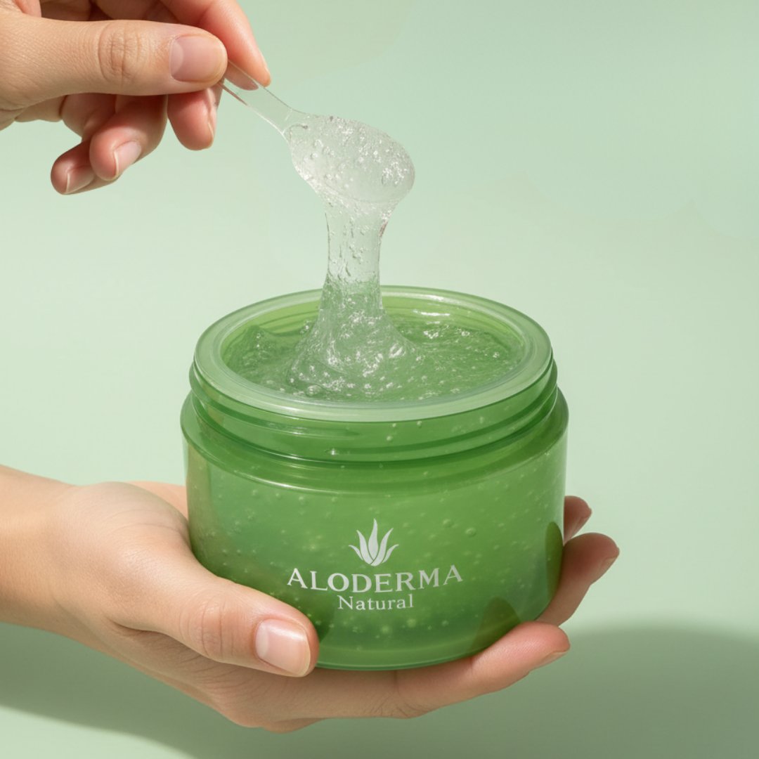 This is what winter care looks like when it is done well.

Aloe that cools, settles, and supports the skin through colder days without heaviness or shine.

Aloderma is available at Aloderma.com and Amazon.