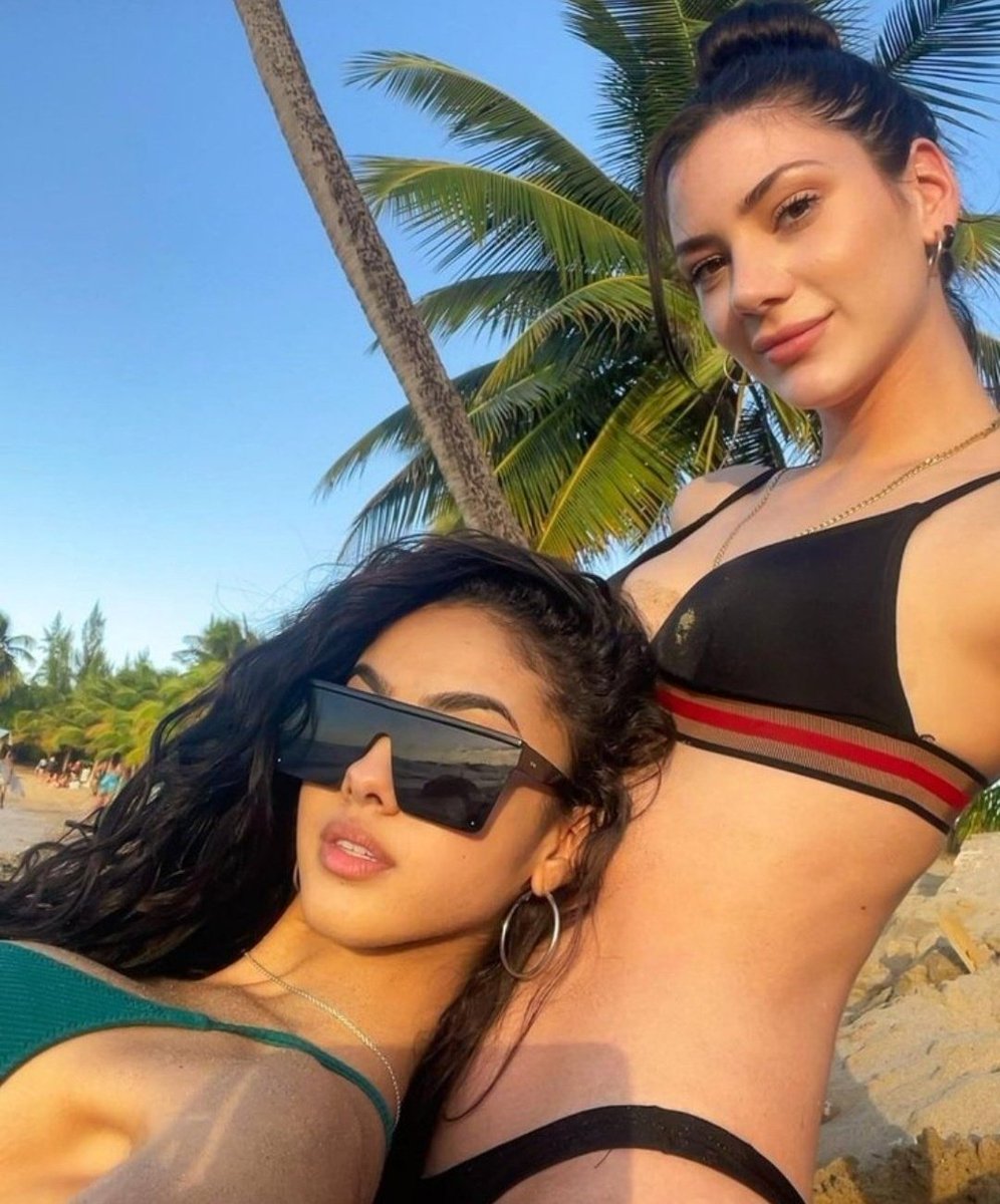 sapphicslike's tweet image. married wives miss puerto rico and miss argentina, fabiola valentín and mariana varela