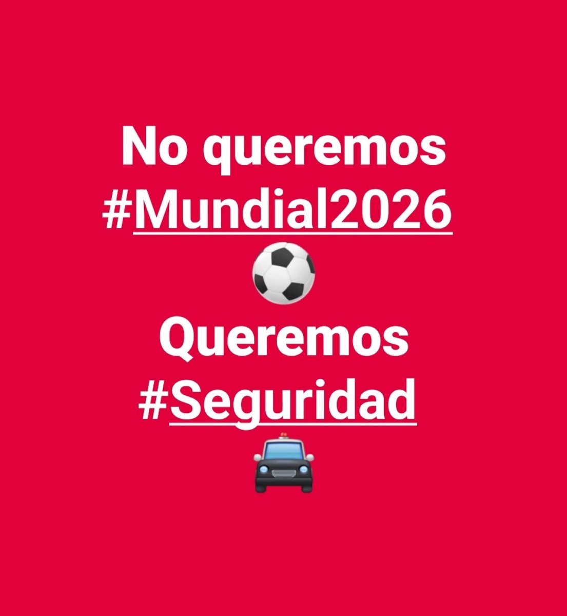 <a href="/JJDiazMachuca/">José Díaz</a> La violencia en méxico está imparable <a href="/FIFAcom/">FIFA</a> <a href="/FIFAWorldCup/">FIFA World Cup</a> y ustedes serán responsables de lo que le pueda pasar a los visitantes.

No al mundial de fútbol en méxico