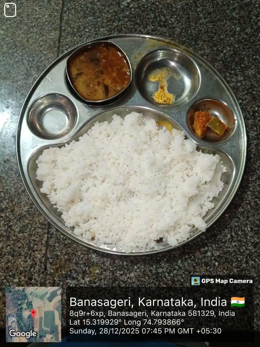 261mdrs's tweet photo. Dinner  #SocialAudit_SWDMeals #SocialWelfare_Karnataka https://t.co/82PwvZZh2f