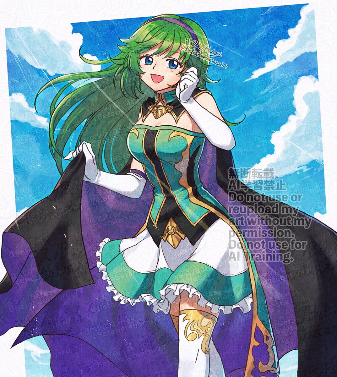 Betabetamaru_77's tweet image. リクエストで頂いた大人姿ニノちゃん / Nino
Thank you for commission! 😊✨