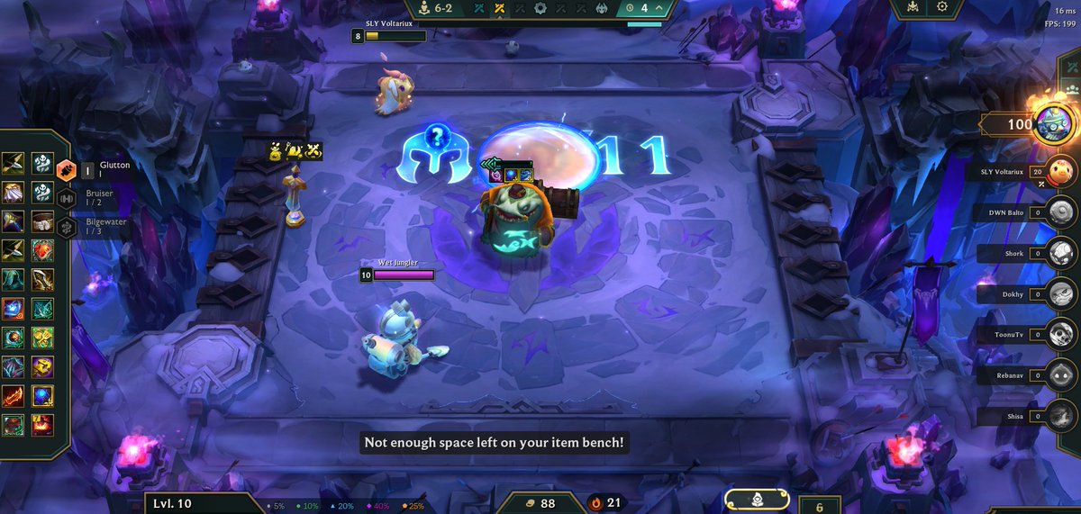 4-Star Tahm Kench 100 hp win in High Challenger Lobby. Thanks to <a href="/Voltariuxwow/">SLY Voltariux</a> for not ffing.