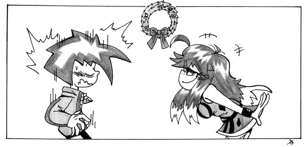 TanogenYakumu's tweet photo. Merry Christmas!
#manga #indie_anime #art #comic #originalcharacter #Multiverse #webcomics #OC #Chrismas https://t.co/j3TQ34vDJB