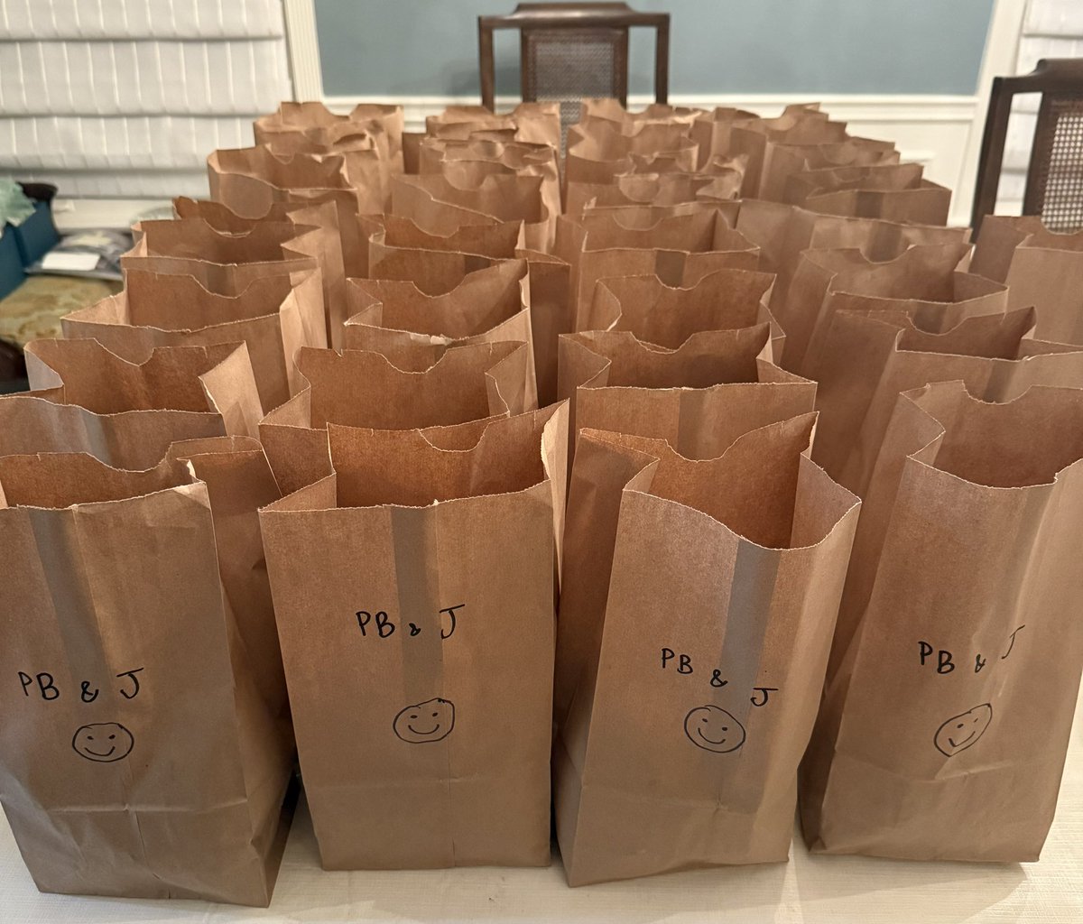 2Swerdy's tweet photo. The elites don’t want you to know this, but you can just make a bunch of meals for people who are hungry. I have 50 PB&amp;Js in my car right now. You can just do it. https://t.co/YLHBoneOGH