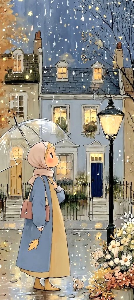 Kirpik ucunda hissedilen kar, yumuşak hava ve biraz yürüyüş. Şöyleli bir akşam. 💫